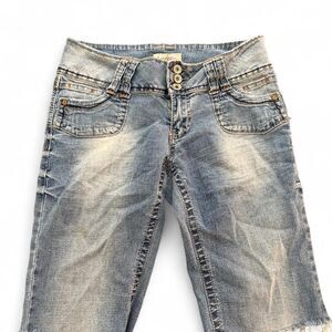 Y2K Angels Women's Blue Capri Shorts